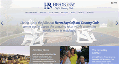 Desktop Screenshot of heronbayinfo.com